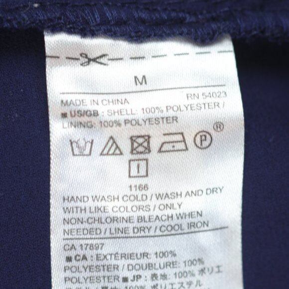 Banana Republic Women's Medium Blue V-Neck Lace Double Layer Tank Top - Picture 7 of 7